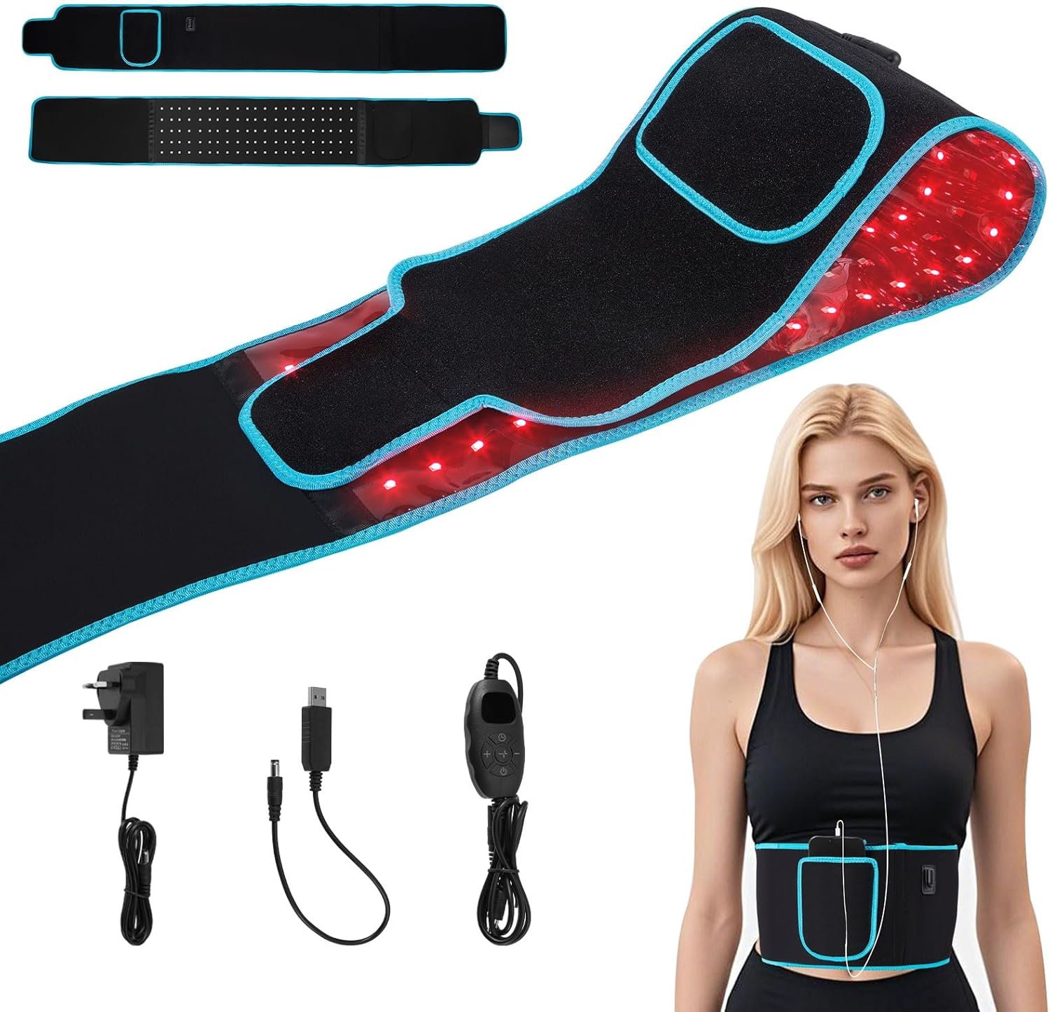 Red light therapy belt